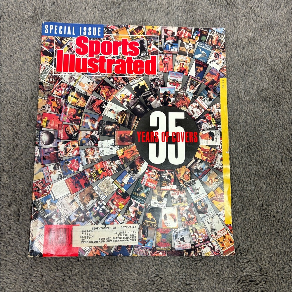 Sports‎ Illustrated 35 Years Of Covers Special Issue Vintage 1990 Collector Gift